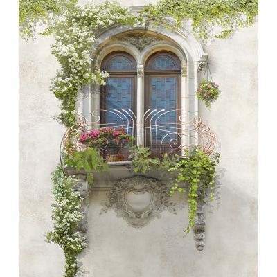 Фреска Affresco арт. 4968 Окно с цветами